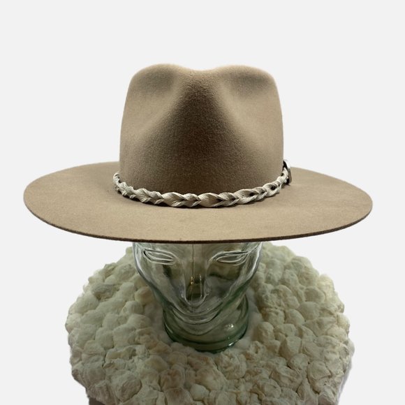 Jamie Slye Tan Finn Stiff Brim Hat Medium New with Tags main image 13